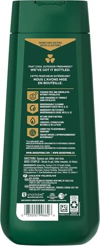 irish spring aloe mist body wash 4 pack 20 fl oz | men’s moisturizing & refreshing body wash | long-lasting fresh scent